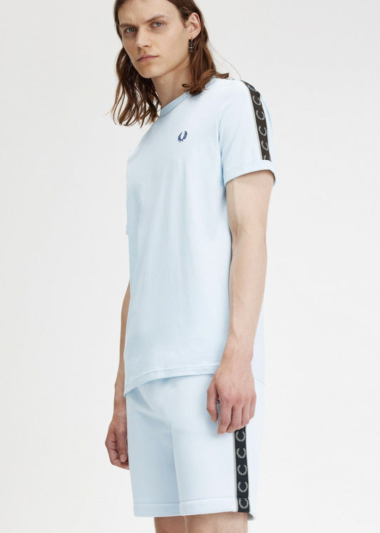 Fred Perry T-shirts  Contrast tape ringer t-shirt - lightice wrmgrey 