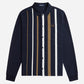 Fred Perry Longsleeve Polo's  Gradient stripe ls polo shirt - navy 