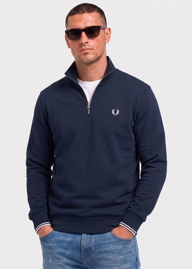 Fred Perry Truien Half zip sweatshirt - navy