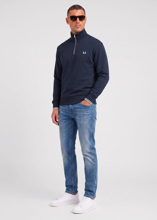 Fred Perry Sweaters Half zip sweatshirt - navy