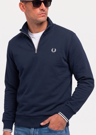 Fred Perry Truien Half zip sweatshirt - navy