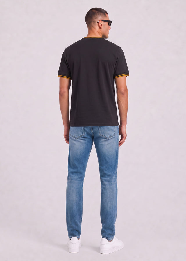 Fred Perry T-shirts Twin tipped t-shirt - anchor grey golden