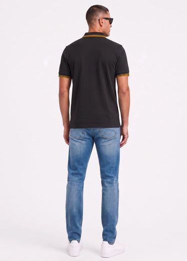 Fred Perry Polo's Twin tipped polo - anchor grey golden