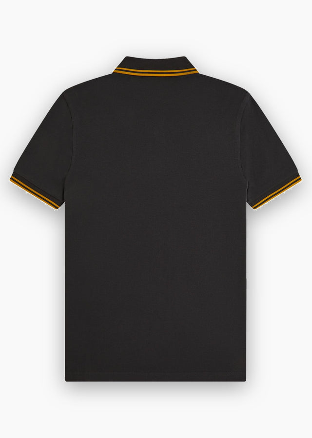 Fred Perry Polos Twin tipped polo - anchor grey golden