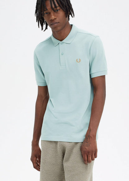 Fred Perry Polo's  Plain fred perry shirt - slvrblue dkcaram 