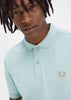 Fred Perry Polo's  Plain fred perry shirt - slvrblue dkcaram 