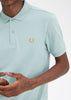 Fred Perry Polo's  Plain fred perry shirt - slvrblue dkcaram 