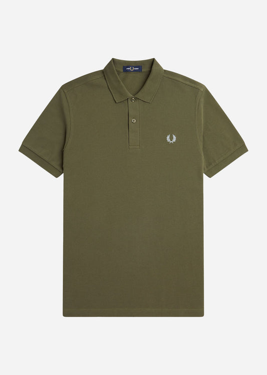 Plain fred perry shirt - unigreen lghtice