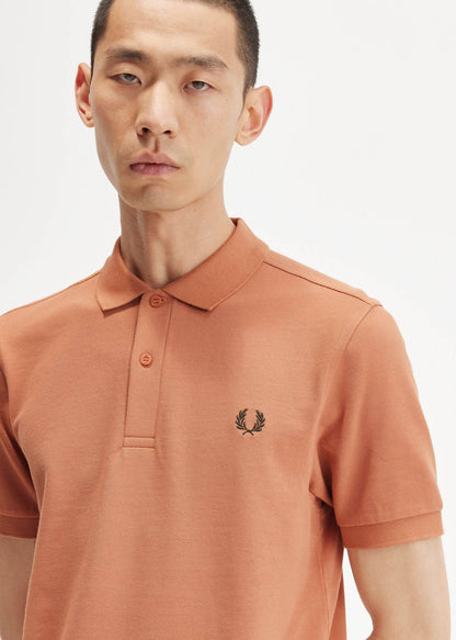 Fred Perry Polo's  Plain fred perry shirt - lightrust ngreen 