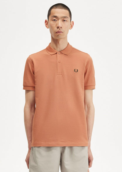 Fred Perry Polo's  Plain fred perry shirt - lightrust ngreen 