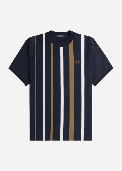 Fred Perry T-shirts  Gradient stripe t-shirt - navy 