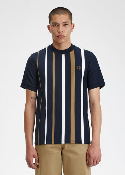 Fred Perry T-shirts  Gradient stripe t-shirt - navy 