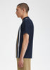 Fred Perry T-shirts  Gradient stripe t-shirt - navy 