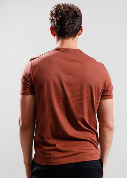 Fred Perry T-shirts Ringer t-shirt - whisky brown