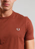 Fred Perry T-shirts Ringer t-shirt - whisky brown