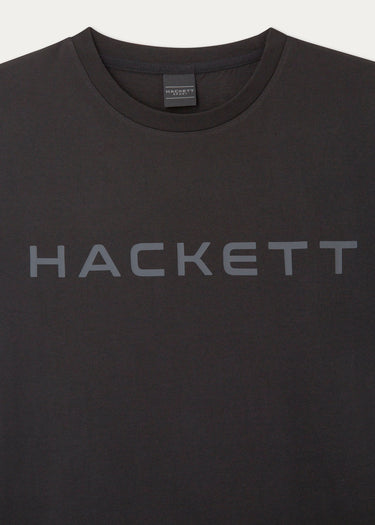 Hackett London T-shirts  Essential tee - blk grey 