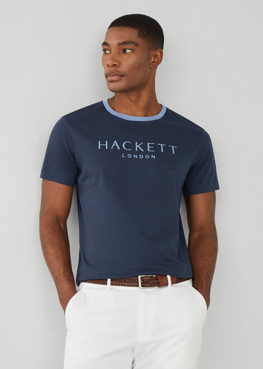 Hackett London T-shirts  Heritage classic tee - navy 