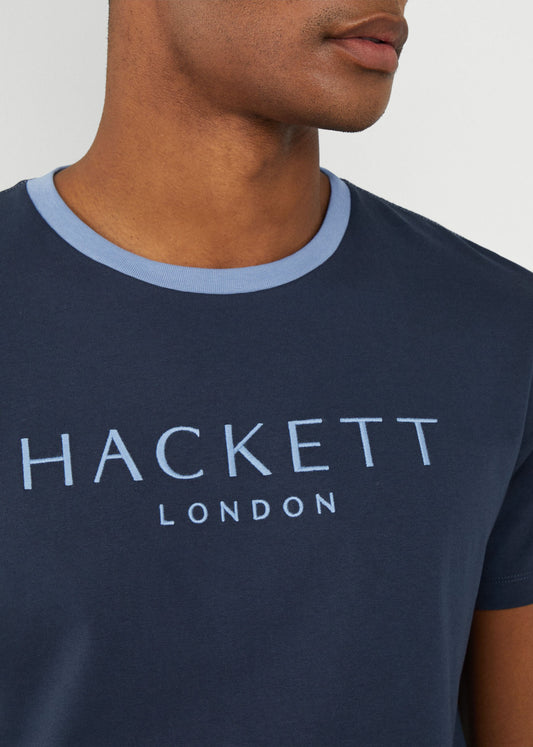 Hackett London T-shirts  Heritage classic tee - navy 