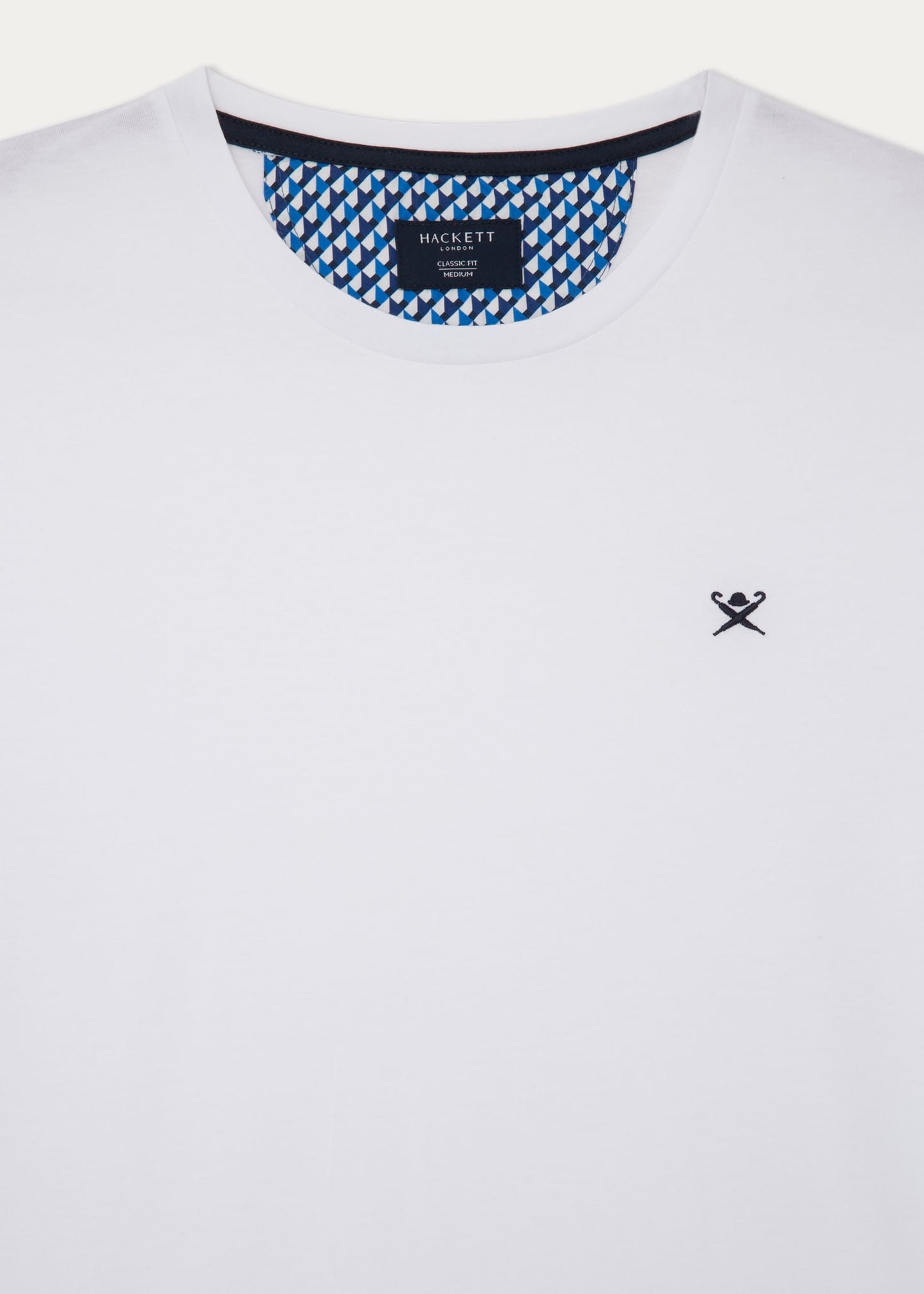Hackett London T-shirts  Swim trim logo tee - white 
