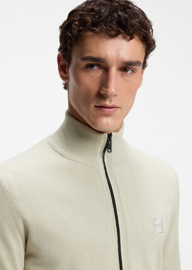 Hugo Boss Sweaters Kanozip s - light beige