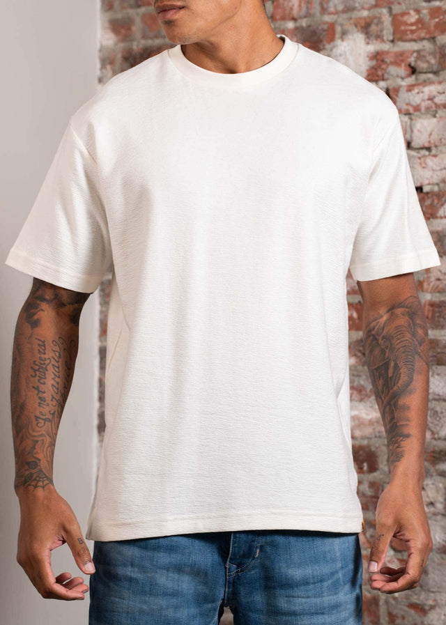 Farah T-shirts Ashcombe tee - cream