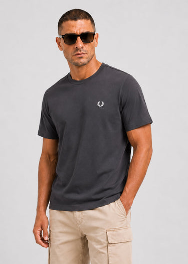 Fred Perry T-shirts Back print laurel wreath t-shirt - anchor grey