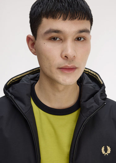 Fred Perry Jassen Hooded brentham jacket - black