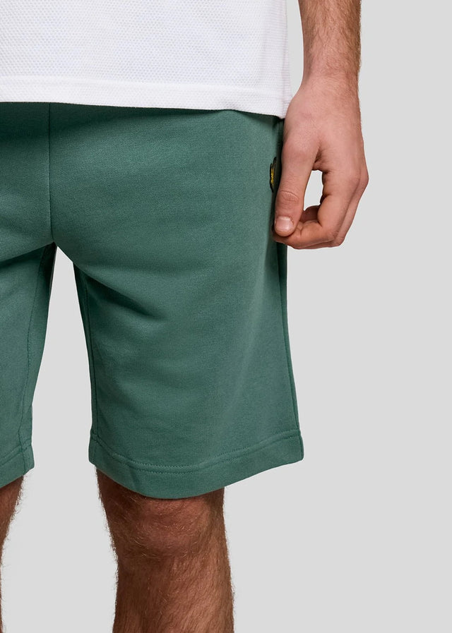 Lyle & Scott Shorts Plain sweat short - everglade