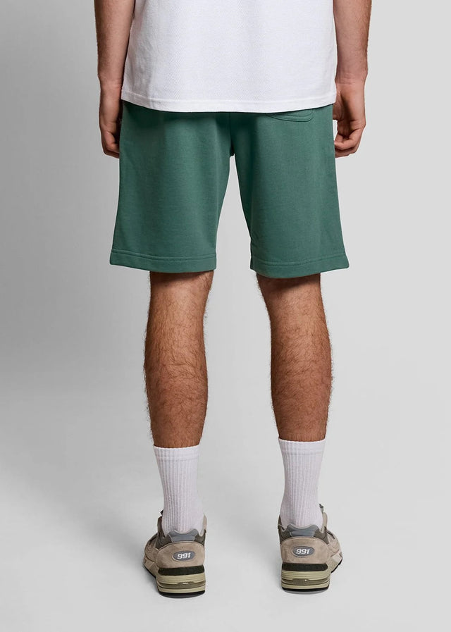 Lyle & Scott Shorts Plain sweat short - everglade