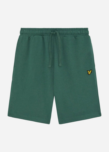 Lyle & Scott Korte Broeken Plain sweat short - everglade