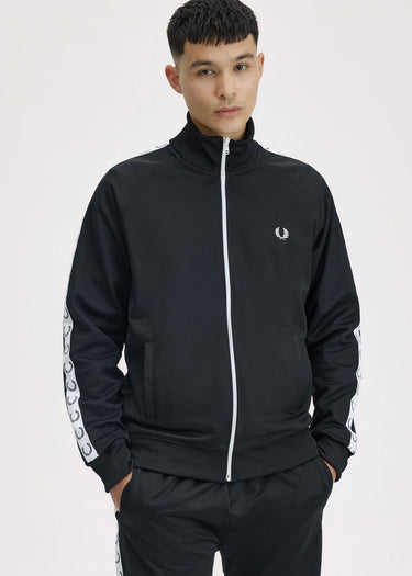Fred Perry Vesten Taped track jacket - black