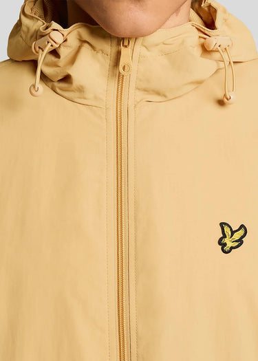 Lyle Scott Jassen Zip through hooded jacket - honeycomb