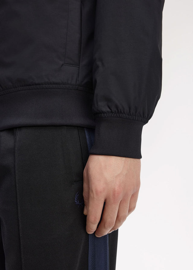 Fred Perry Jackets Hooded brentham jacket - black
