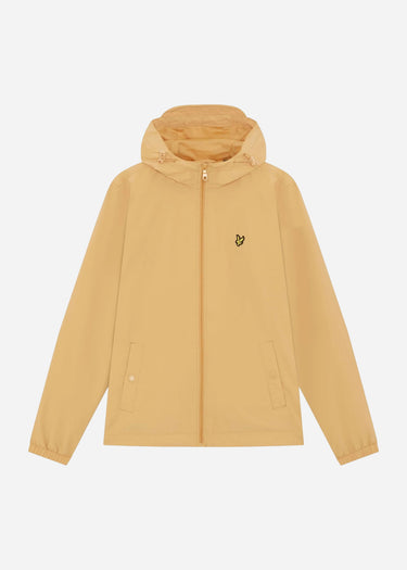 Lyle Scott Jassen Zip through hooded jacket - honeycomb