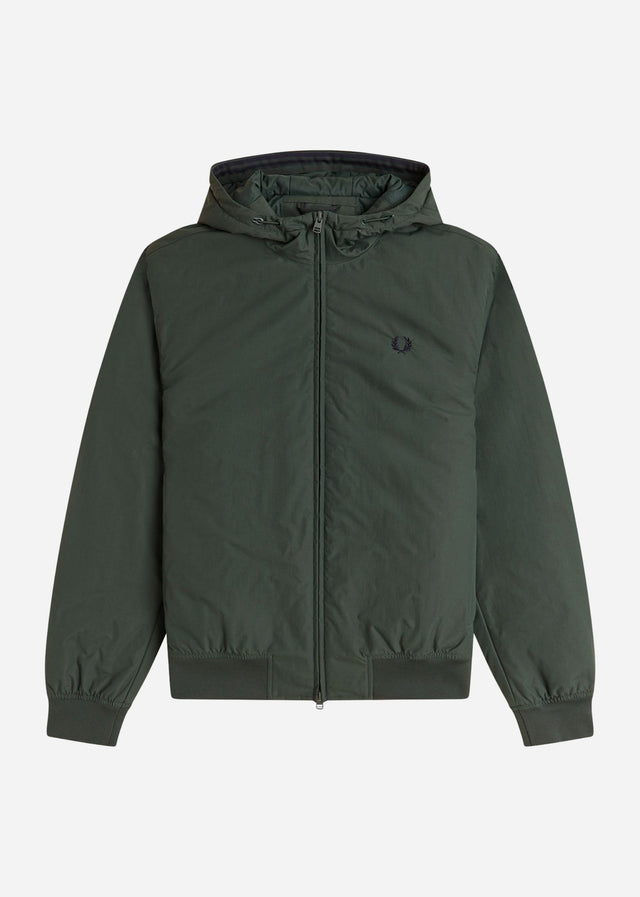 Fred Perry Jackets Hooded brentham jacket - court green