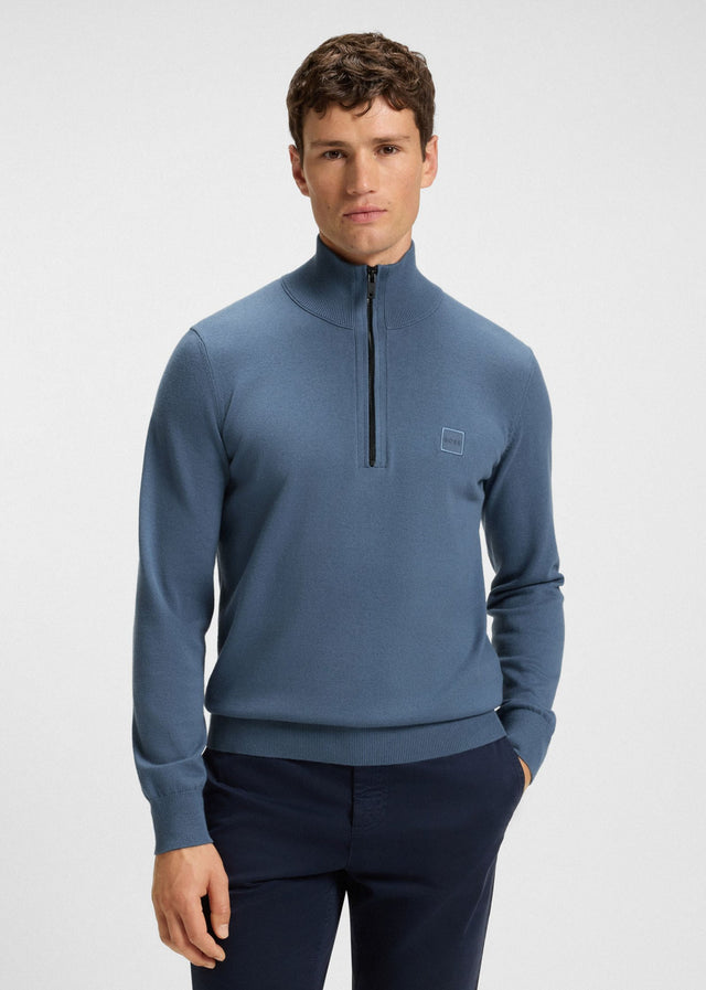 Hugo Boss Sweaters Kanobix s - open blue