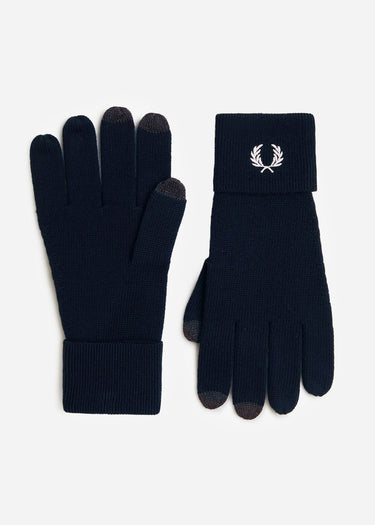 Fred Perry Handschoenen Classic merino wool gloves - navy snow white