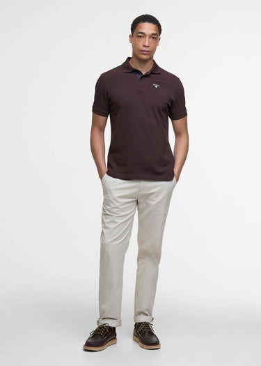 Barbour Polo's Tartan pique polo shirt - dark oak