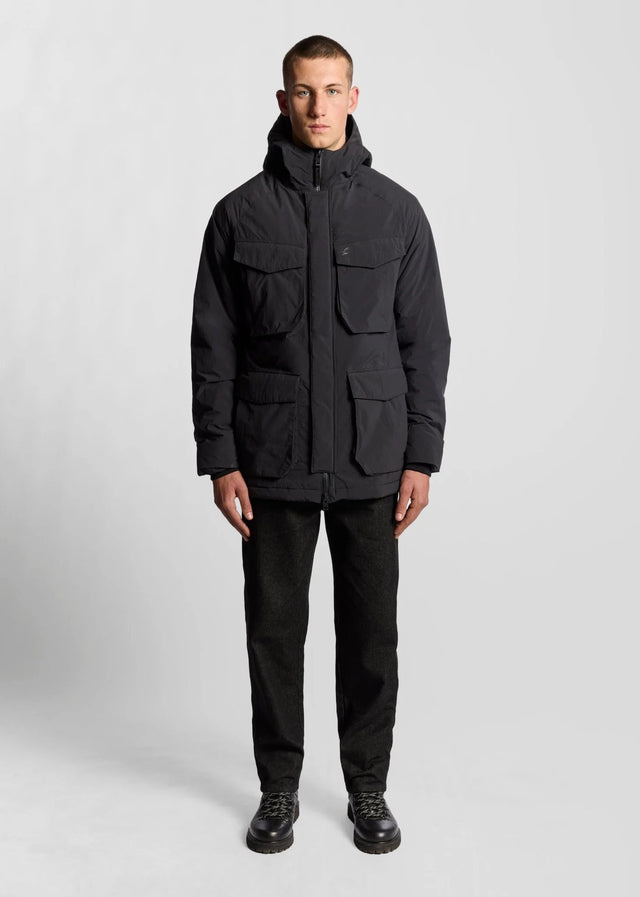 Lyle & Scott Jackets Tactical wadded parka - black ice