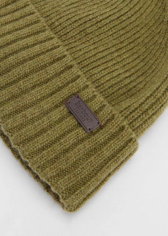 Barbour Beanies Carlton beanie hat - light moss