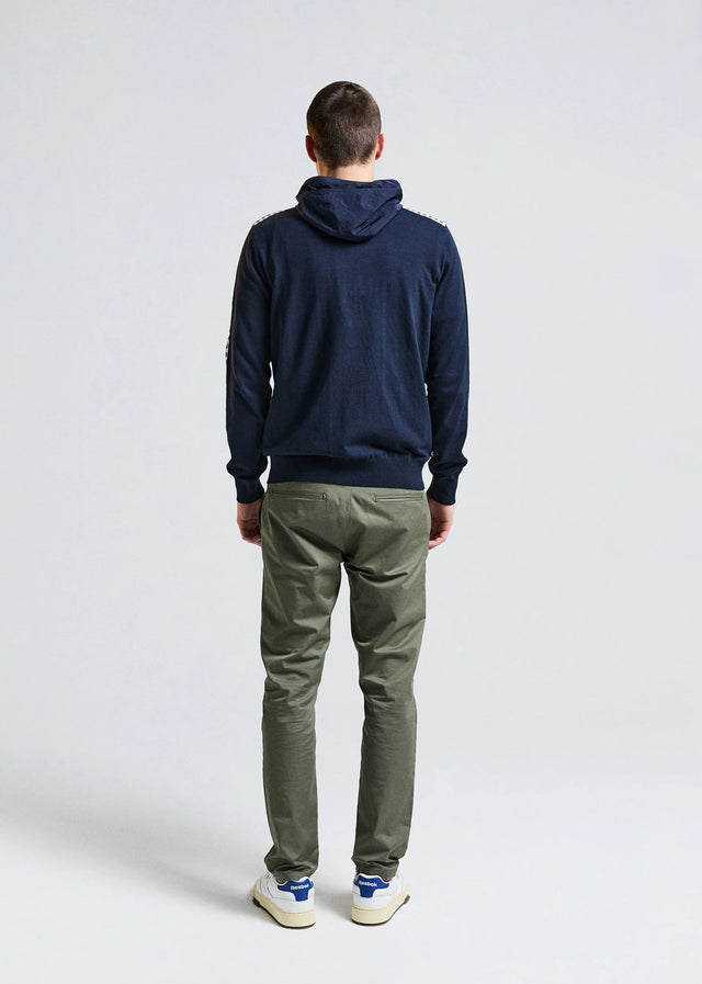 Aquascutum Cardigans Lamina pocket fz hoodie - navy