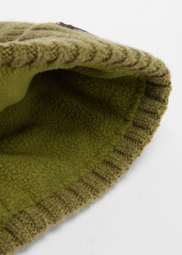 Barbour Beanies Carlton beanie hat - light moss