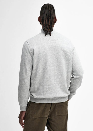 Barbour Truien Beckhill half zip sweatshirt - grey marl