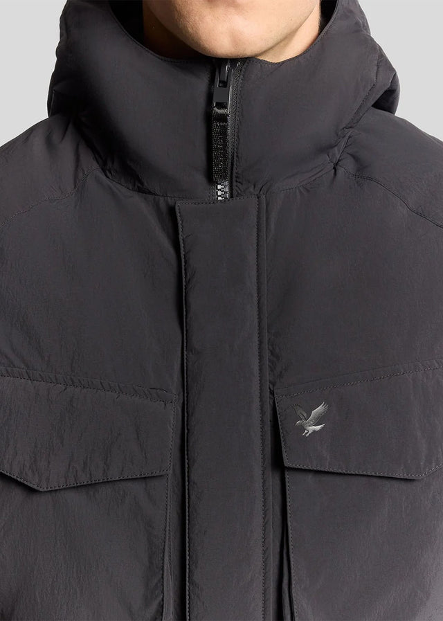 Lyle & Scott Jackets Tactical wadded parka - black ice