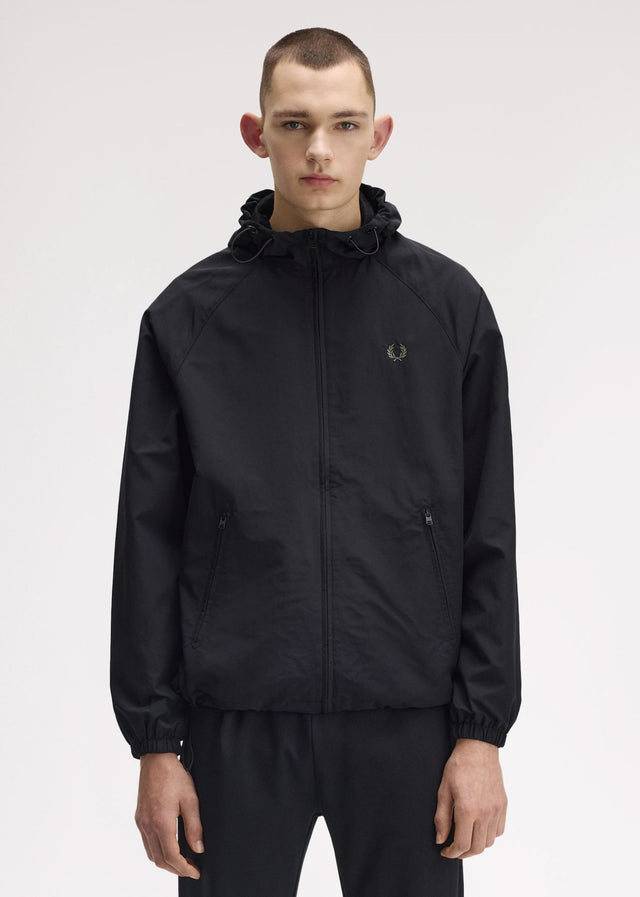 Fred Perry Jackets Hooded shell jacket - black