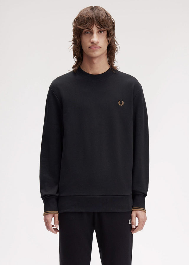 Fred Perry Sweaters Crew neck sweatshirt - black shaded stone