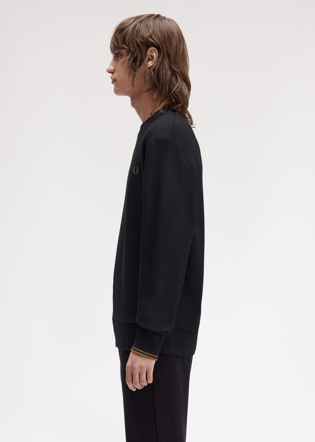 Fred Perry Sweaters Crew neck sweatshirt - black shaded stone
