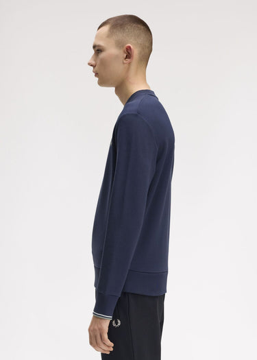 Fred Perry Truien Crew neck sweatshirt - dark airforce light ice bayleaf