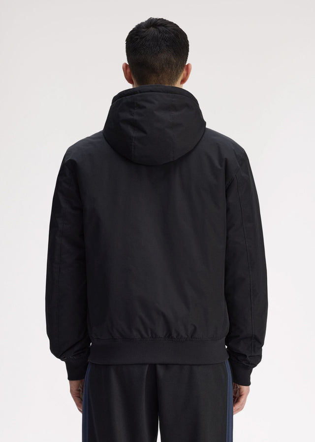 Fred Perry Jackets Hooded brentham jacket - black
