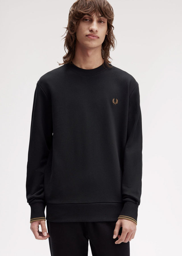 Fred Perry Sweaters Crew neck sweatshirt - black shaded stone